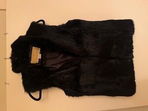 Michael Kors Black Fur Vest